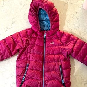 Ll bean size 4t puff jacket